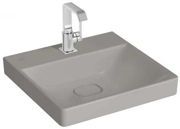 Vitra 7525B076-0041 Metropole Asma Lavabo,50cm,Mat Taş Gri.